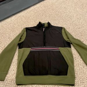 Russell Army Green/Black Sweatshirt